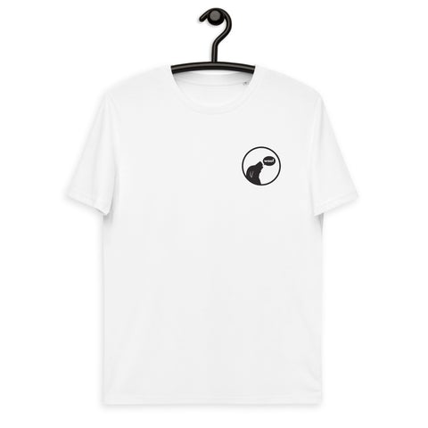 Black Logo White T-Shirt